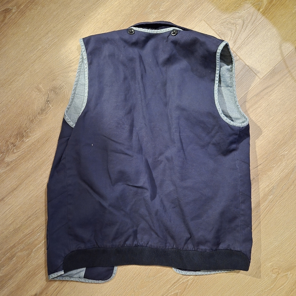 Folk Men's Navy Blue Vest 2 - image 3